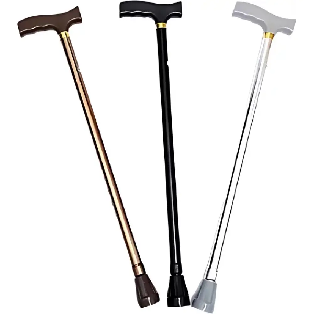 Long Hand Grip Steeliness Steel Walking Stick